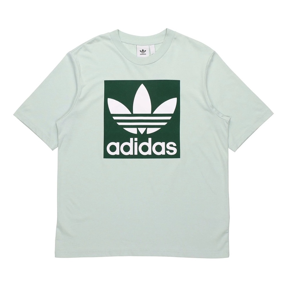 Adidas Men's Mint Green Logo Tee